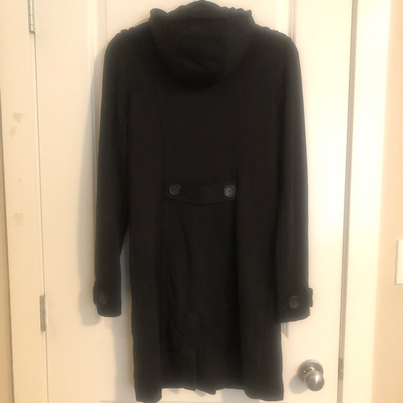 Esprit | Long Sweater Jacket with Hood and Zipper - Picture 6 of 11